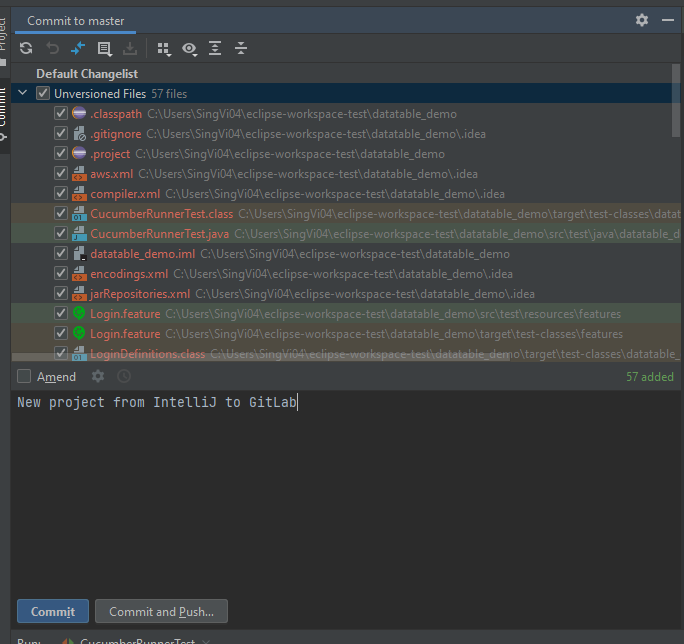 How to Export IntelliJ project to GitLab – QA Automation Expert