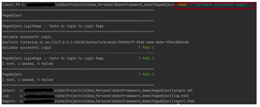 How to run all the tests from the folder in Robot Framework – QA ...