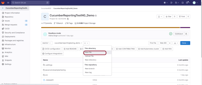 Masterthought Report Run Cucumber Tests in GitLab CI/CD – QA Automation Expert