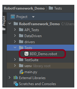 How to write tests in Robot Framework in BDD Format – QA Automation Expert