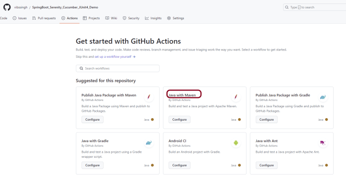 How to run SpringBoot tests with GitHub Actions – QA Automation Expert