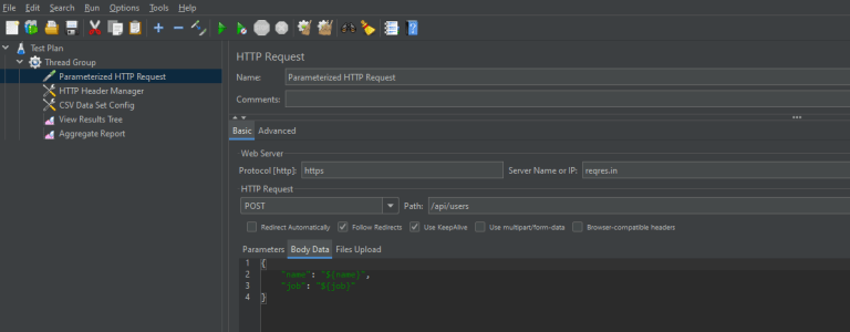How to parameterize requests in JMeter – QA Automation Expert