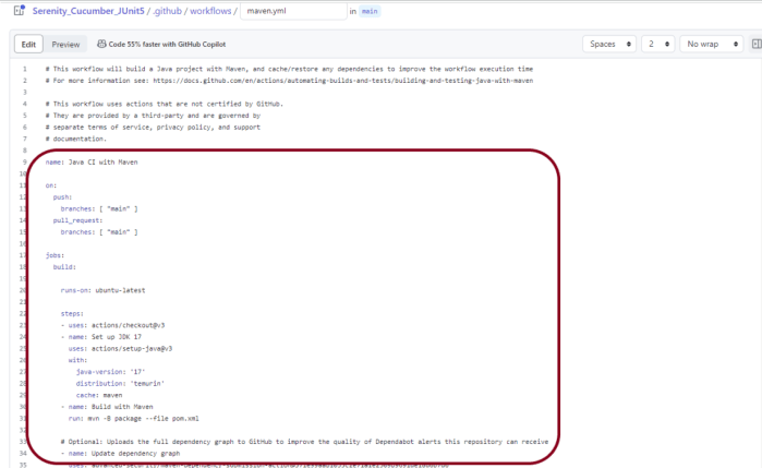 How to run Serenity tests with GitHub Actions – QA Automation Expert
