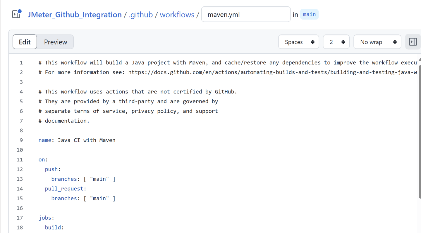 Yml File Example With Testing Automate JMeter Testing with GitHub Actions – QA Automation Expert