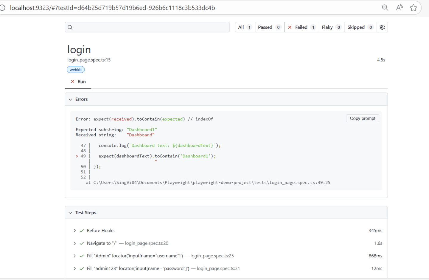 How to Rerun Last Failed Playwright TypeScript Tests – QA Automation Expert