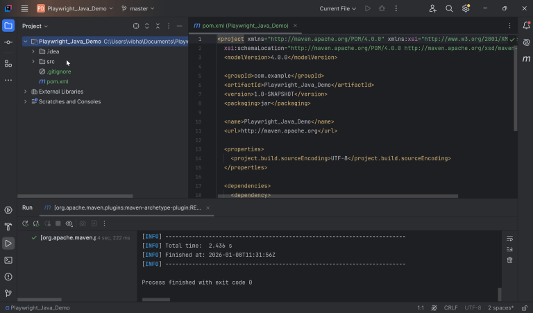 Web Automation Testing with Playwright Java – QA Automation Expert
